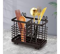 Sink Caddy, Stainless Steel Cutlery Storage Rack, Anti-Rust Sink Tidy Cutlery Drainer, Kitchen Utensil Holder Kitchen Sink Organisers for Knife Fork Chopsticks Storage Space saving Utensil Rack (03)