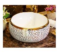 Sink Ceramic Above Counter Vessel Sink with Faucet Pop-Up Drain Multicolor Multiple Sizes(D)