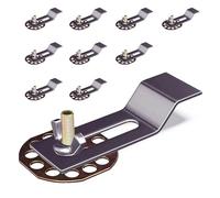 Sink Clips, Undermount Sink Brackets, Bathroom Kitchen Ceramic Stainless Steel Sink Basin Support Clamps for Marble Granite Vanity Countertop Installation Repair Kit (10)