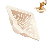 Sink Corner Shelf - Silicone 17.5 x 17.5 x 9 cm | Magnetic Drain Basket for Draining | Automatic Drainer for Kitchen Sponge | Space-Saving Holder for Soap, Appliances and Bathroom Use