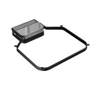 Sink Corner Strainer,Foldable Basket Holder With Suction Cups,Foldable Catcher For Food Scraps In The Sink Includes 100 Filter Mesh Bags | For Waste Collection and Drain Maintenance
