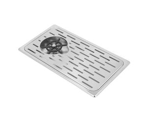 Sink Cup Washer, High Pressure Cup Cleaner, No Power Required Automatic Press Down with Kitchen Sink Glass Rinser, Cup Rinser with Removable Drip Tray for Coffee Shop Hotel Restaurant