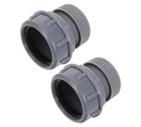 Sink Drain Adapter Connector 30 to 45mm 2pcs for Bathroom Plumbing | PP Construction, Overflow Connection Support, DIY Fitting for Older Homes and Cabinet Installations