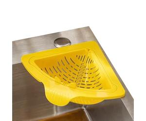 Sink Drain Basket- Corner Sink Strainer Kitchen, Magnetic Sponge Holder Anti-Clog, Practical Home Tool Uses Apartment, Sturdy Wear-Resistant Material Structural Geometry | Unit Catch & Hold