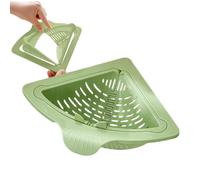 Sink Drain Basket - Magnetic Corner Strainer, Clog-proof Food Filter Holder, Kitchen Waste Catcher | Easy Cleaning Solution for Fruit Washing Garbage Disposal, for Use in Pri
