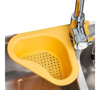 Sink Drain Basket,Multifunctional Kitchen Triangular Sink Filter,Corner Sink Strainer Basket,for Food Scraps