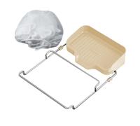 Sink Drain Basket, Sink Strainer Basket - Strainer Filter with Stainless Steel Mesh Bags,Household Cleaning Solution Strainer with Removable Tray for Restore