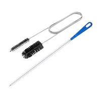 Sink Drain Brush | 2-Piece Drain Brushes for Cleaning Pipes - Clog Remover for Downpipe Columns Waste Water Shower Bath Pipe Maintenance