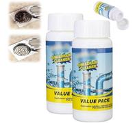 Sink Drain Cleaner,Multi-Functional Fast Foaming Pipe Unclogging Agent,Powerful Sink Drainer and Pipe Cleaner,Pipeline Dredging Agent for Kitchen and Pipes Cleaning Tool (2)