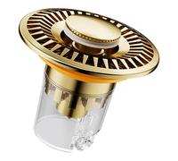 Sink Drain Filter Bounce Cores Bathtub Drain Plugs Sink Basins Filter Bathtub Stopper For Bathroom Kitchen Basins Plugs Stopper Baths For Tub Hair Catcher Replacement