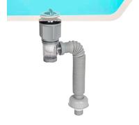 Sink Drain Hose Kit - Sink Hose Replacement Kit | Drain Hose Deodorizing Sink | Non Slip Ring Telescopic Sink Trap Drain Pipe Set