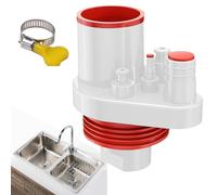 Sink Drain Pipe Kit,Under Sink Pipe Kit - Sewer Adapters for Laundry Room Piping Shower Bathtub Commercial RV Outdoor Bathroom Residential
