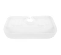 Sink Draining Mat with Adjustable Hole for Faucet and Sponges