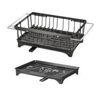 Sink Drying Rack | Quick Draining Expandable,Dish Drainer for Kitchen Sink | for Small Space Apartment Home Cups Bowls Plates Vegetables Fruits Chopsticks