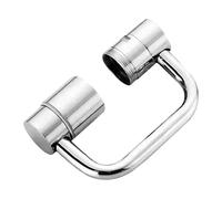 Sink Faucet Extender, Swivel Water Adapter, 1080 Degree Rotating Nozzle, Multi-Angle Tap Connector, Splash-Proof Attachment, Daily Washing Aid, 2.75 x 1.96 x 4.33 Inches