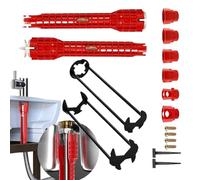 Sink Faucet with Faucet - Multifunctional Plumbing Kit, 14 in 1, Faucet for Sink and Kitchen Drain, Faucet Removal Tool to Repair Your Installation