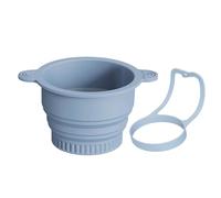 Sink Filter Basket - Collapsible Silicone Wall Mount Accessories | Kitchen Sink Drain Basket | Kitchen Salad Berries Mixing Cleaning Cooking Prep Camping Fresh