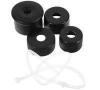 Sink Flexible Hose Plastic Soap Dispenser Extension Tube Kit, Black