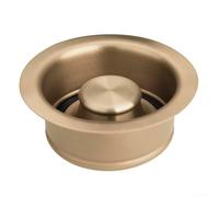 Sink Garbage Disposal Flange and Cover Made of Stainless Steel Fits Standard 3 5 Inch Sink Holes with Stopper to Prevent Waste Build Up in Drains