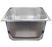 Sink Gastronorm steel stainless, 33x30x20cm
