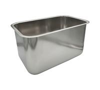 Sink Gastronorm steel stainless, 50x30x30 cm