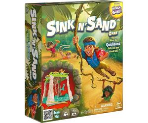Sink N’ Sand, Quicksand Kids Board Game with Kinetic Sand for Sensory Fun...