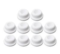 Sink Overflow Cover 1-10PCS Sink Hole Overflow Covers Square Silicone Sealing Plugs Wash Basin Rings Drain Cap Kitchen Bathroom Accessories for Homes(Round-10pcs)