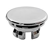 Sink Overflow Cover - Bathroom Basin Overflowing Hole Ring Insert | Electroplated PP Sink Overflow Cap Replacement for Washbasin, Kitchen Sinks, Hotel, and Home Decoration