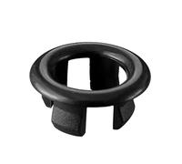 Sink Overflow Cover Ring, Polished Chrome Finish, 22-24mm, Replacement Chrome Hole Round Drain Cap, Basin Overflow Trim Ring, Double-Layer Structure, for Bathroom Kitchen