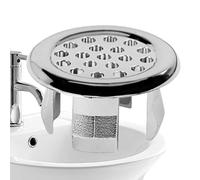 Sink Overflow Ring - Round Basin Trim Drain Cap Cover, Overflow Sink Hole Cover | Sink Basin Overflow Trim Ring, Best Sink Overflow Ring for Bathroom Sinks, Durable Overflow Ring for Bathroom Drains