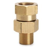 Sink Plug Rubber Seal 3/8 Inch BSP Brass Pressure Washer Swivel Adapter Male to Female Hose Coulper Fitting