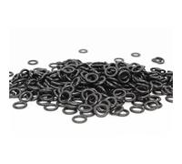 Sink Plug Rubber Seal Thickness CS3mm Black Nitrile Rubber O-rings Seals Gasket Washer Temperature Resistant Wear-resistant O-Type-Ring(OD16xID10-20pcs)