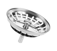 Sink Plug Strainer for Kitchen Sink, 80mm Stainless Steel Sink Waste Basket | with Rubber Seal, Replacement Sink Stopper & Food Waste Filter, Fits 80.3-82mm Sink Holes, 1 Pack