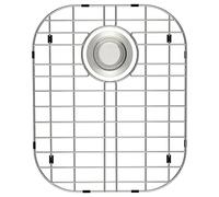 Sink Protectors for Kitchen Sink Stainless Steel Sink Grid,Sink Rack for bottom of Sink 16.14"L×13"W Sink Bottom Grid with Rear Drain 1 Pack
