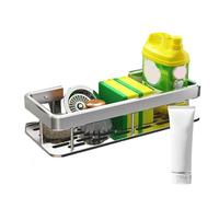 Sink Rack - Drill Free Kitchen Organizer, Sponge Brush Holder, Sink Basket | Household Cleaning Solution Organizer for Wipes, Sponges, Detergent, by AP