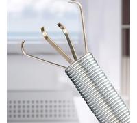 Sink Snake Drain Tool - 4-Claw Kitchen Drain Cleaner Tool,Sewer Hair Removal Supplies for Homeowners Property Managers Maintenance Staff Bathroom Bathtub Kitchen Toilet Laundry Washbasin