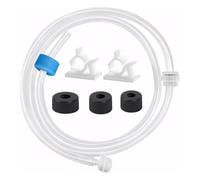 Sink Soap Dispenser Extension Tube Kit, Silicone Dish Soap Dispenser Hose Kit with 47 Inch Hose and Check Valve for Home Kitchen