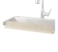 Sink Splash Guard Silicone Faucet Protector, Non-Slip Suction Cup Countertop Splash Barrier on Kitchen Sinks, Bathroom Bathtub Washing Basin Hygiene Shield for Apartment Use