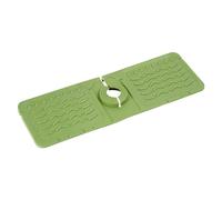 Sink Splash Guard - Sink Drainer Mat | Sink Protector Mat | Sink Water Splash Guard | Sink Tap Drainer Mat | Silicone Faucet Handle Drip Catcher Tray With A Round Hole For Kitchen Sink