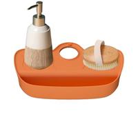 Sink Splash Guards - Quick Drying Tray - Sink Splash Guard with Angled Design - for Kitchen Corner, Worktop, Sponges