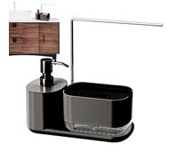 Sink Sponge Holder - Kitchen , Soap Pump Bottle, Refillable Detergent Dispenser, Compact Storage Box, Practical Bathroom Shower Gel Container and Caddy Accessories in the Moder