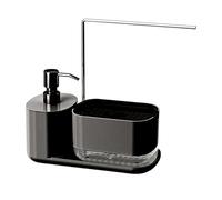 Sink Sponge Holder - Soap Dish And Shampoo Bottle Organizer | Multi-Use Kitchen Storage Caddy For Bathroom Sink, Dorm, Apartment, Compact Counter Tray For Sponges, Soap, Bottles, Ideal For Small Livin