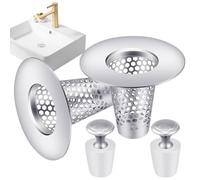 Sink Stopper Bathroom Drain, Stainless Steel Rust-Proof Bathtub Plug Filter, Drain Plug Bathroom Sink, Laundry Shower Floor Hotel Home