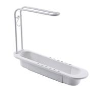 Sink Storage Rack - Adjustable Telescopic Rack, Kitchen Towel Rack | Multifunctional Declacez Rack, Expandable Sponge Organizer, Faucet Tray, Drain Bar, P