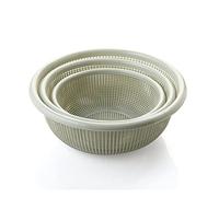 Sink strainer basket, Drain Rack Plastic Household Kitchen Storage Basket Filter Garden Style Vegetable Washing(Green)