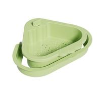 Sink Strainer Basket, Kitchen Drain Filter Rack, 8.66x10.04x3.54 Inches Double Layer Colander Insert, Removable Catcher Bin, Multiuse Washing Tool, Ideal for Pasta, Fruit, Garbage, Bathroom, Home