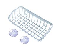 Sink strainer basket, Kitchen Storage Rack with Suction Cup Bathroom Shelf Home Decoration Organizer Gadgets(Lightblue)