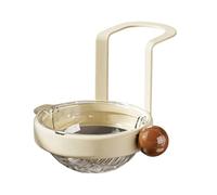 Sink Strainer Basket, Side Hook Design, 20.2x17.4x3.5cm, Faucet Hanging Strainer, Kitchen Draining Basket, Non-Slip Base, for Home Cooks Busy Parents Apartment Meal Preppers