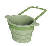 Sink Strainer Basket | Wall-Mounted Foldable Multifunctional Silicone Gadget,Sink Drain Strainer Basket - for Salad Berry Mixing Cleaning -Cooking Prep Camping Strawberry Tomato Fridge