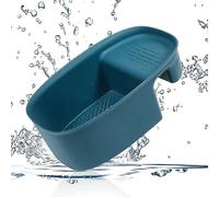 Sink Strainer, Drain Basket, Corner Strainer for Kitchen Waste (Blue)